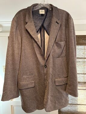 JWN John Wanamaker Charcoal Knit Blazer